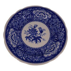 Spode Blue Room Collection "Floral" Plate, Freezer/Microwave/Dishwasher Safe